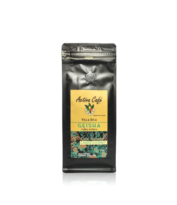 ☕ Café de Especialidad - Molido Medio -  Variedad Geisha - Proceso Lavado - 250 g - Activa Café Villa Rica